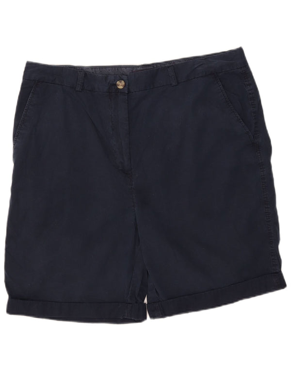 Marks & Spencer Herren Chinoshorts UK 16 Large W34 Marineblaue Baumwolle