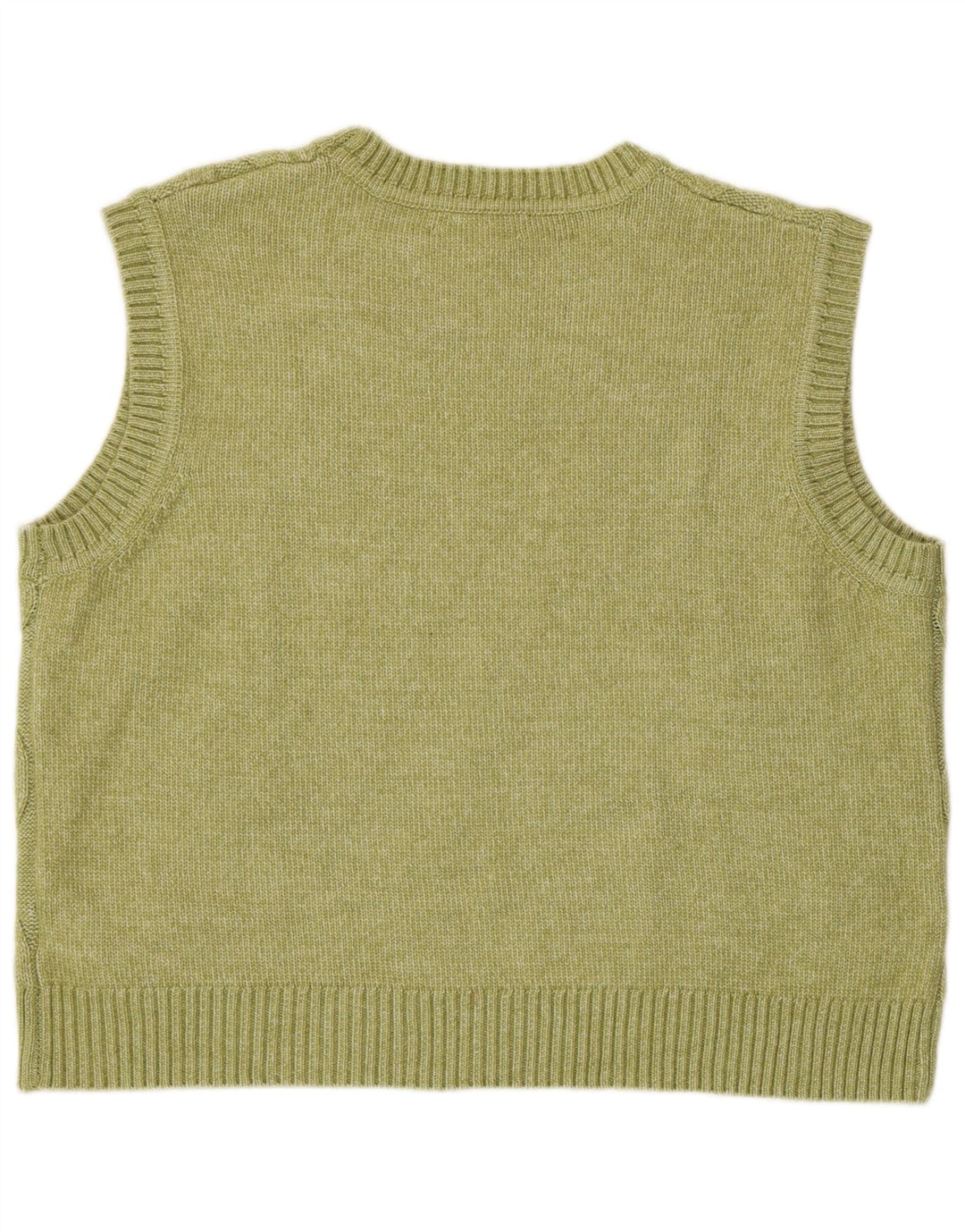 Marks & Spencer Damen Weste Tank Top UK 16 Large Grün Polyester