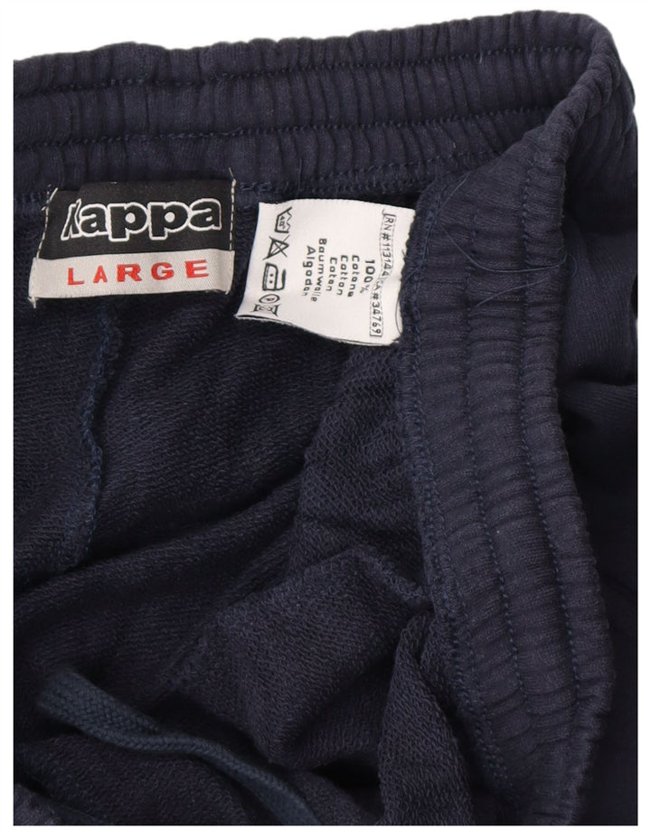 KAPPA Herren-Trainingshose, groß, marineblau, Baumwolle