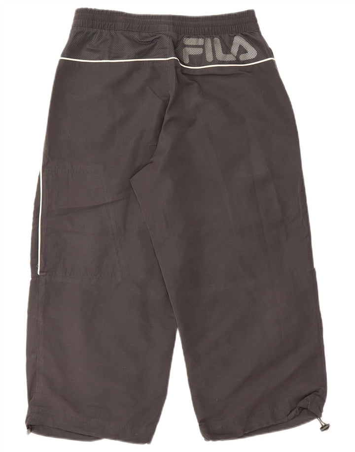 Fila Herren Graphic Capri-Trainingshose, Größe S, Grau, Polyester