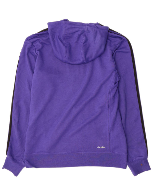 Adidas Herren Climalite Zip Hoodie Pullover Medium Lila Polyester