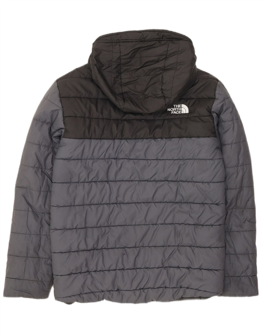 Wattierte Jacke für Jungen von The North Face, 11–12 Jahre, Größe L, Grau, Farbblock