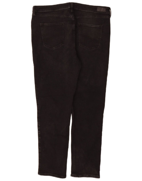 Fat Face Damen Sway Slim Jeans UK 18 XL W38 L30 Schwarz Baumwolle