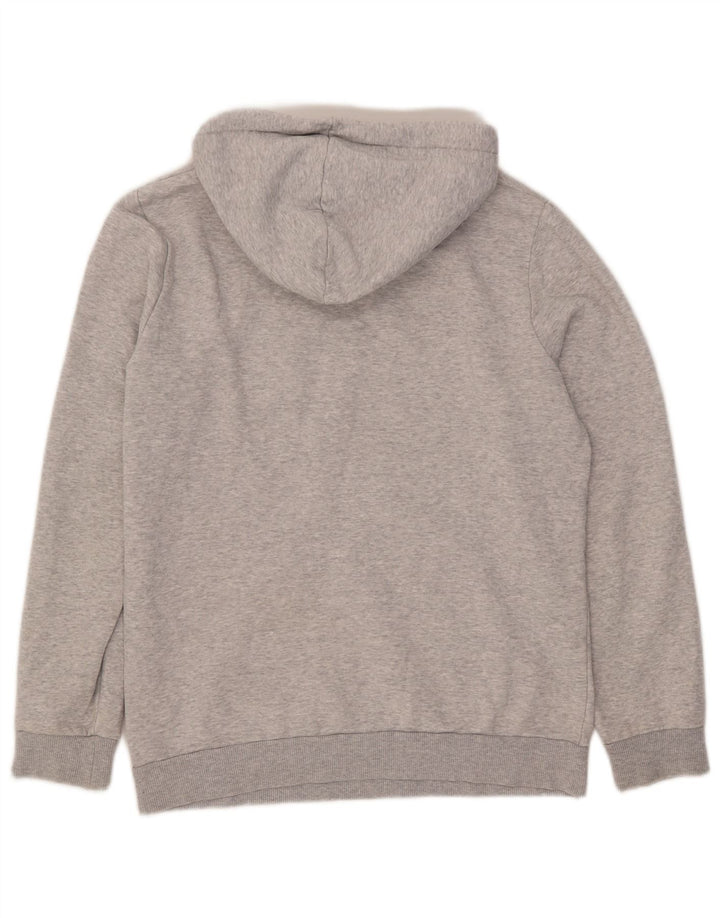Puma Herren Graphic Hoodie Pullover Kleine graue Baumwolle