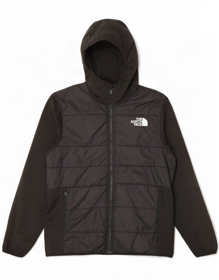 The North Face Herren-Trainingsanzug mit Kapuze, gepolstert, Jacke, Größe L, Schwarz