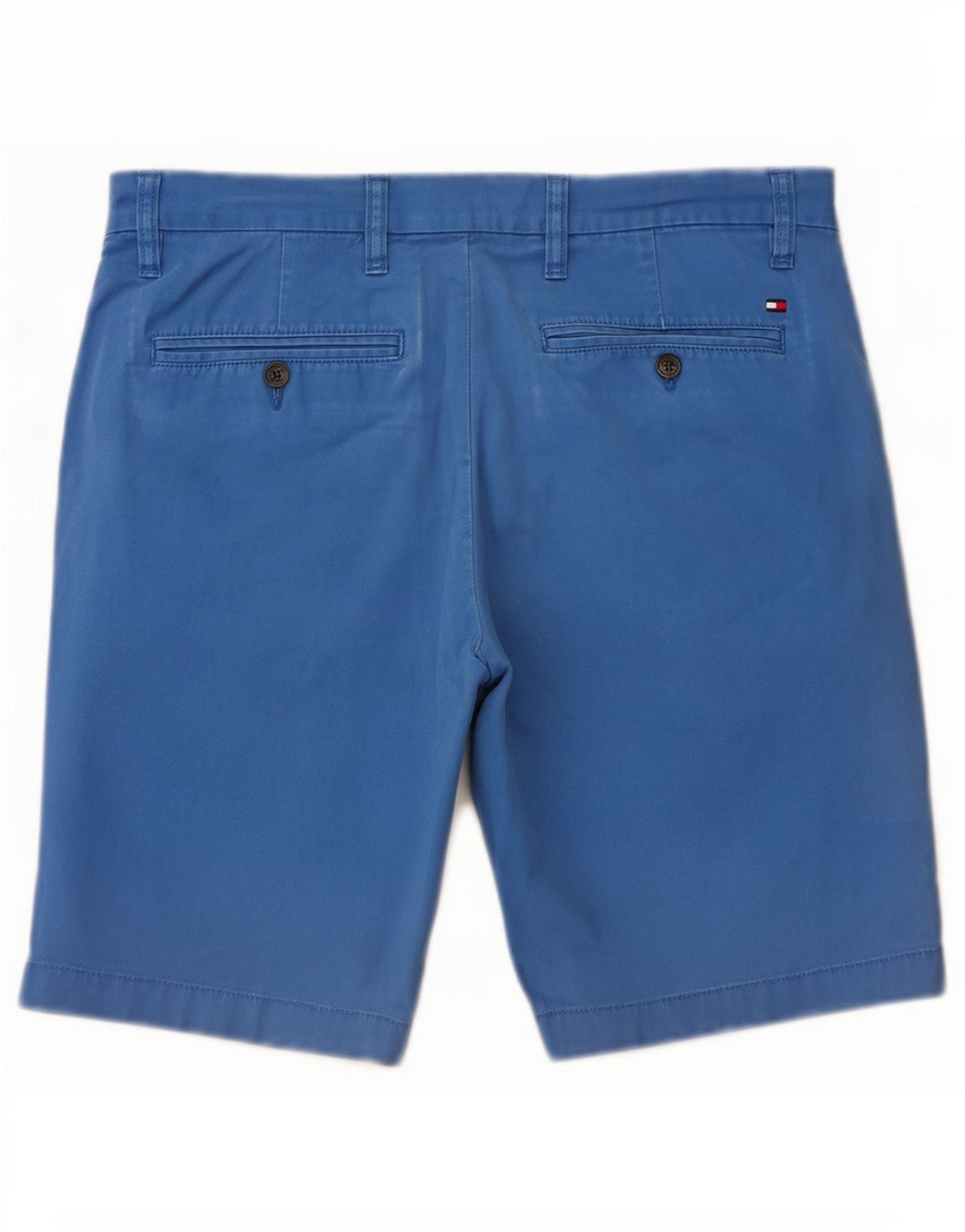 Tommy Hilfiger Herren Chinoshorts W32 mittelblaue Baumwolle
