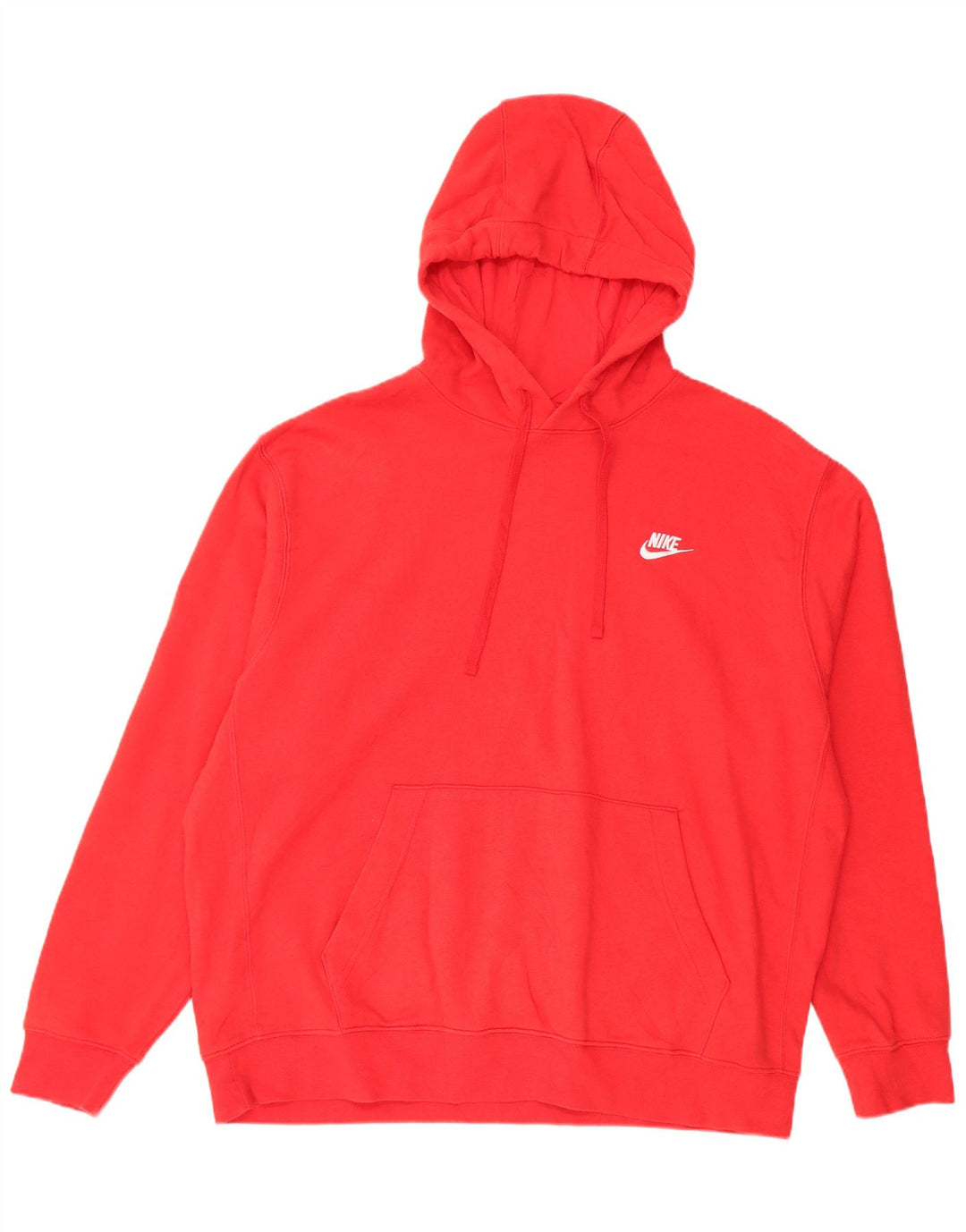 NIKE Herren Kapuzenpullover XL, rote Baumwolle