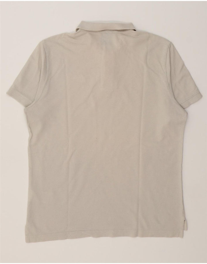 NIKE Mens Polo Shirt Large Grey Cotton Vintage Nike and Second-Hand Nike from Messina Hembry 