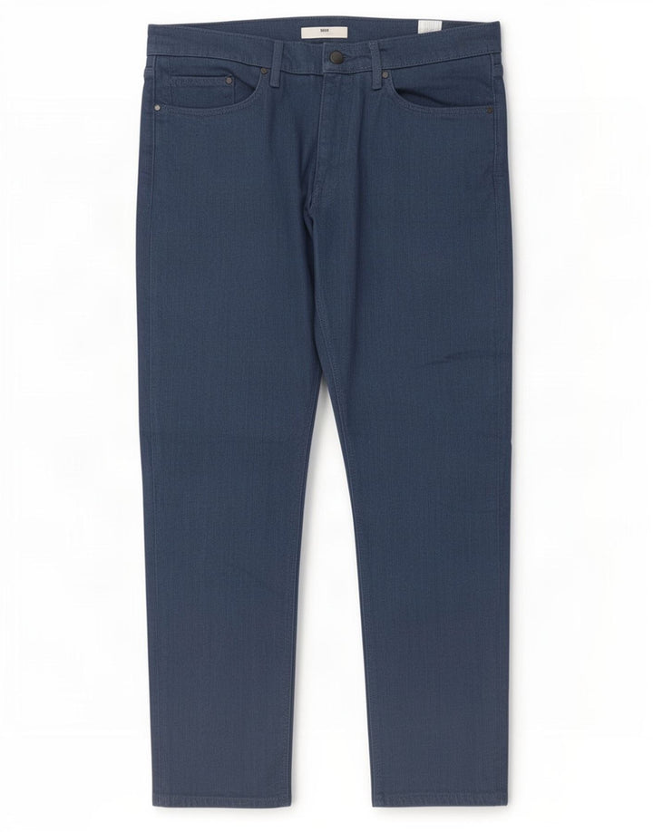 Marks & Spencer Herren Slim Jeans W34 L31 Blaue Baumwolle