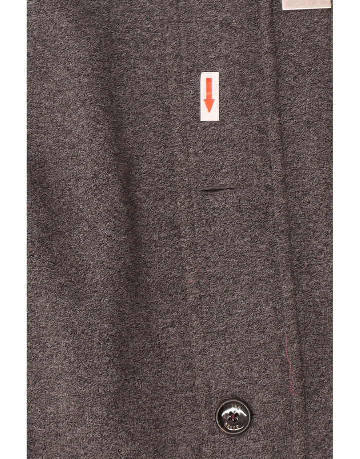 Ted Baker Herren Bomberjacke Größe 4 Large Grau Polyester