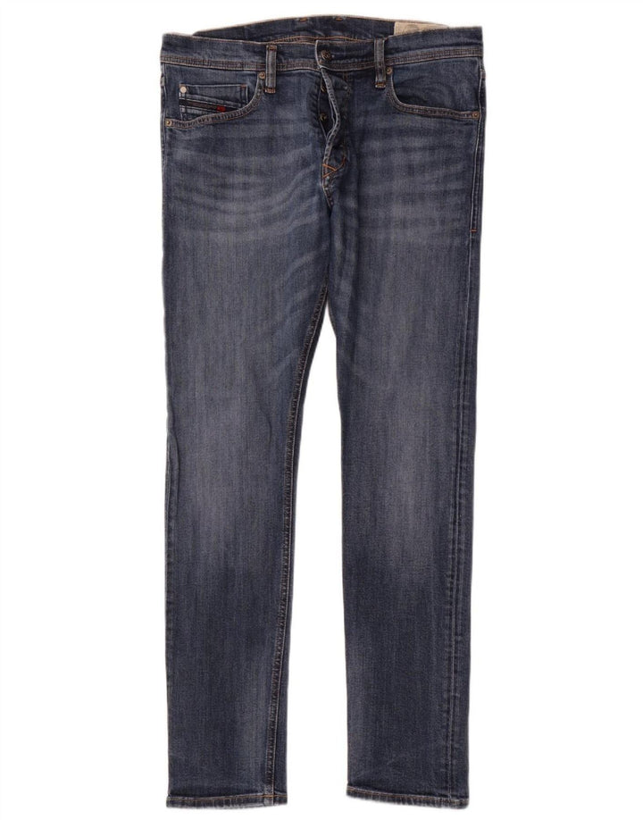 Diesel Herren Slim Jeans W31 L32 Blaue Baumwolle