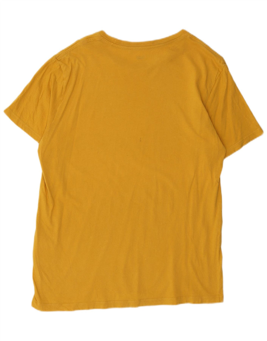 Levi's Herren Grafik-T-Shirt-Oberteil aus mittelgelber Colourblock-Baumwolle
