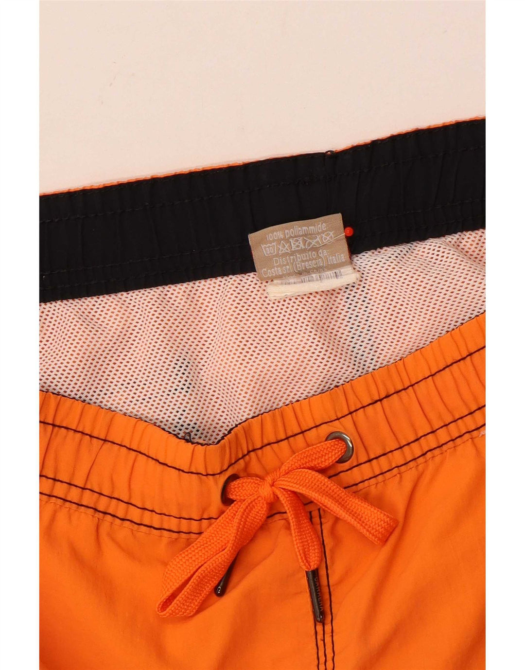Carrera Herren-Badeshorts mit Grafik, Mittelorange, Polyamid