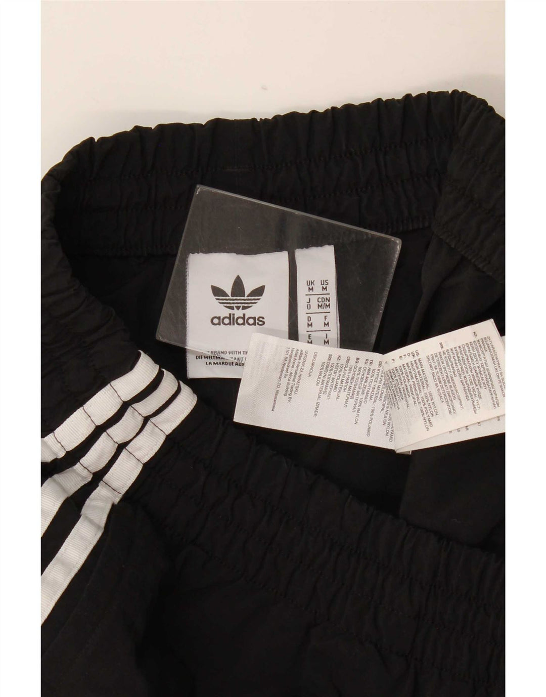 Adidas Herren Crop Trainingsanzug Hose Jogger Medium Schwarz Nylon