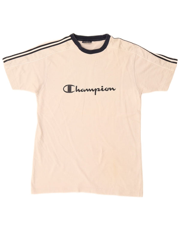 Champion Herren-T-Shirt mit Grafik, Größe S, Grau, Baumwolle