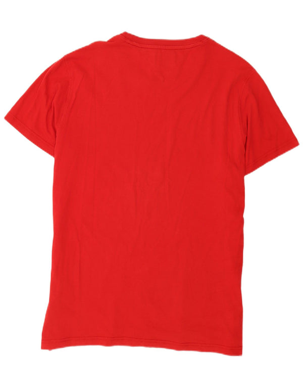 Tommy Hilfiger Herren T-Shirt Top 2XL Rot Baumwolle