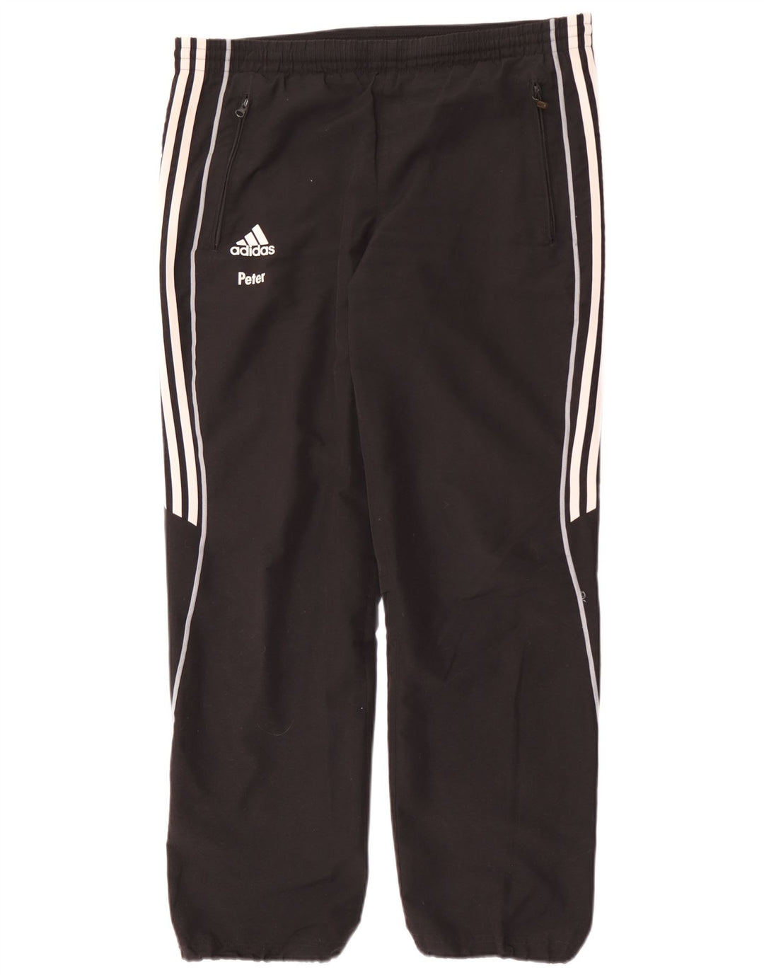 Adidas Herren-Trainingshose, mittelgroß, Schwarz, Polyester, Sport