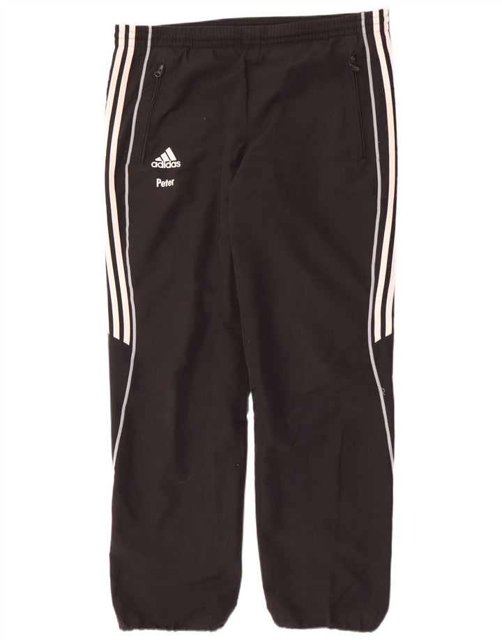 Adidas Herren-Trainingshose, mittelgroß, Schwarz, Polyester, Sport
