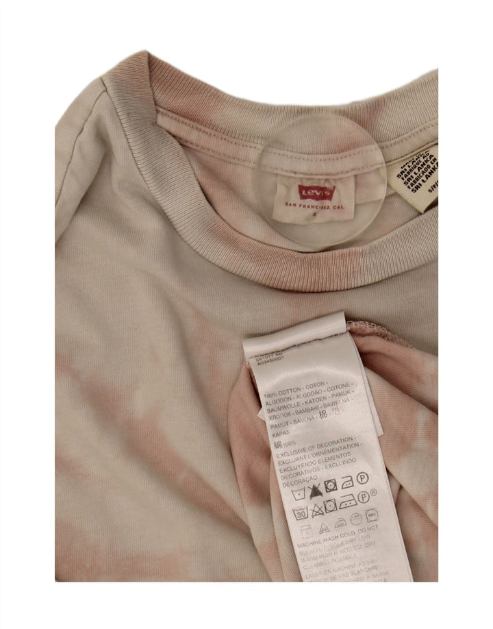 Levi's Herren-T-Shirt-Oberteil, klein, rosa, Batik-Baumwolle