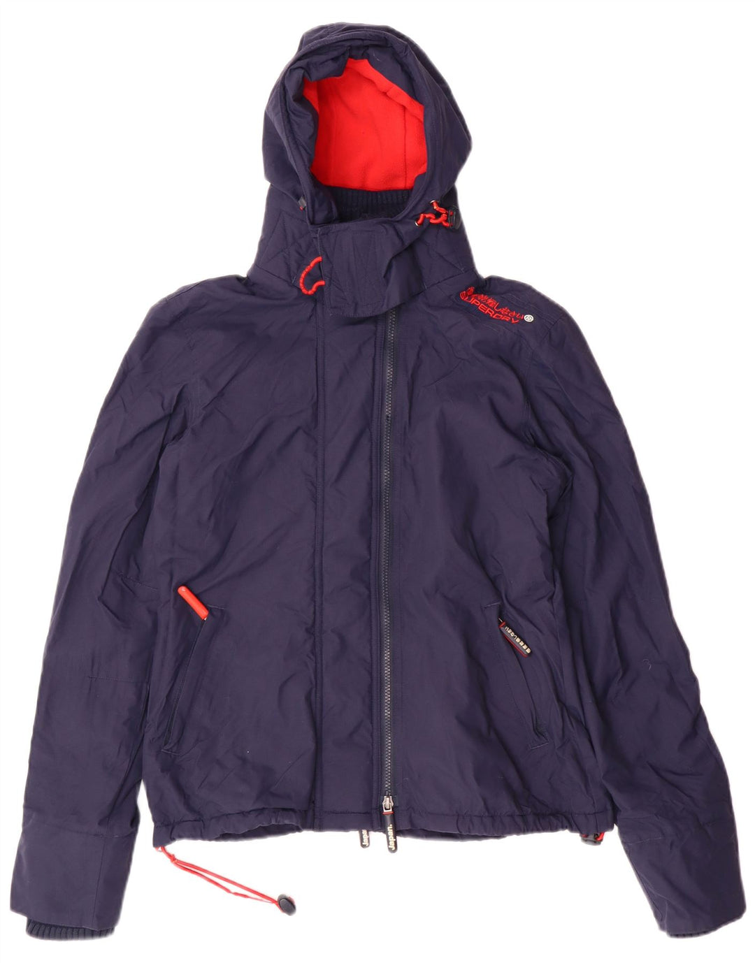 Damen-Windbreakerjacke mit Kapuze, UK 14, Größe M