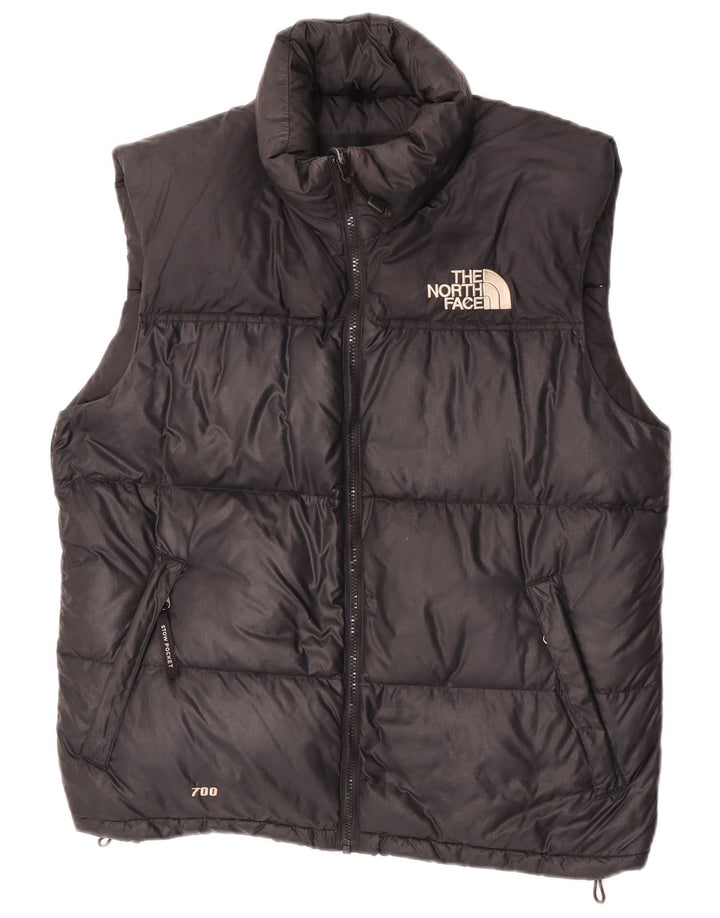 The North Face Herren Wattierte Weste UK 38 Mittelschwarzes Nylon