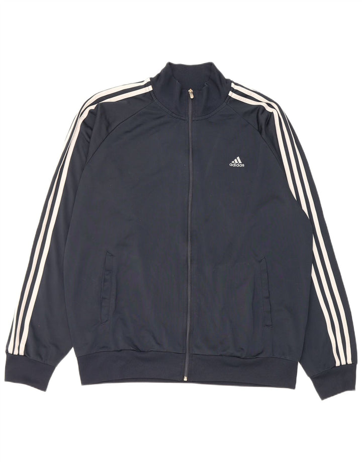 Adidas Clima 365 Herren-Trainingsanzug, Oberteil, Größe L, Marineblau, Polyester