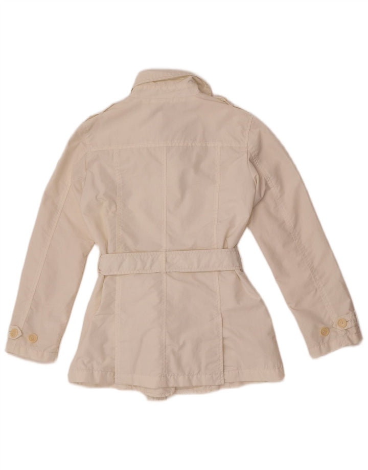 Woolrich Mädchen-Trenchcoat, 9–10 Jahre, Weiß