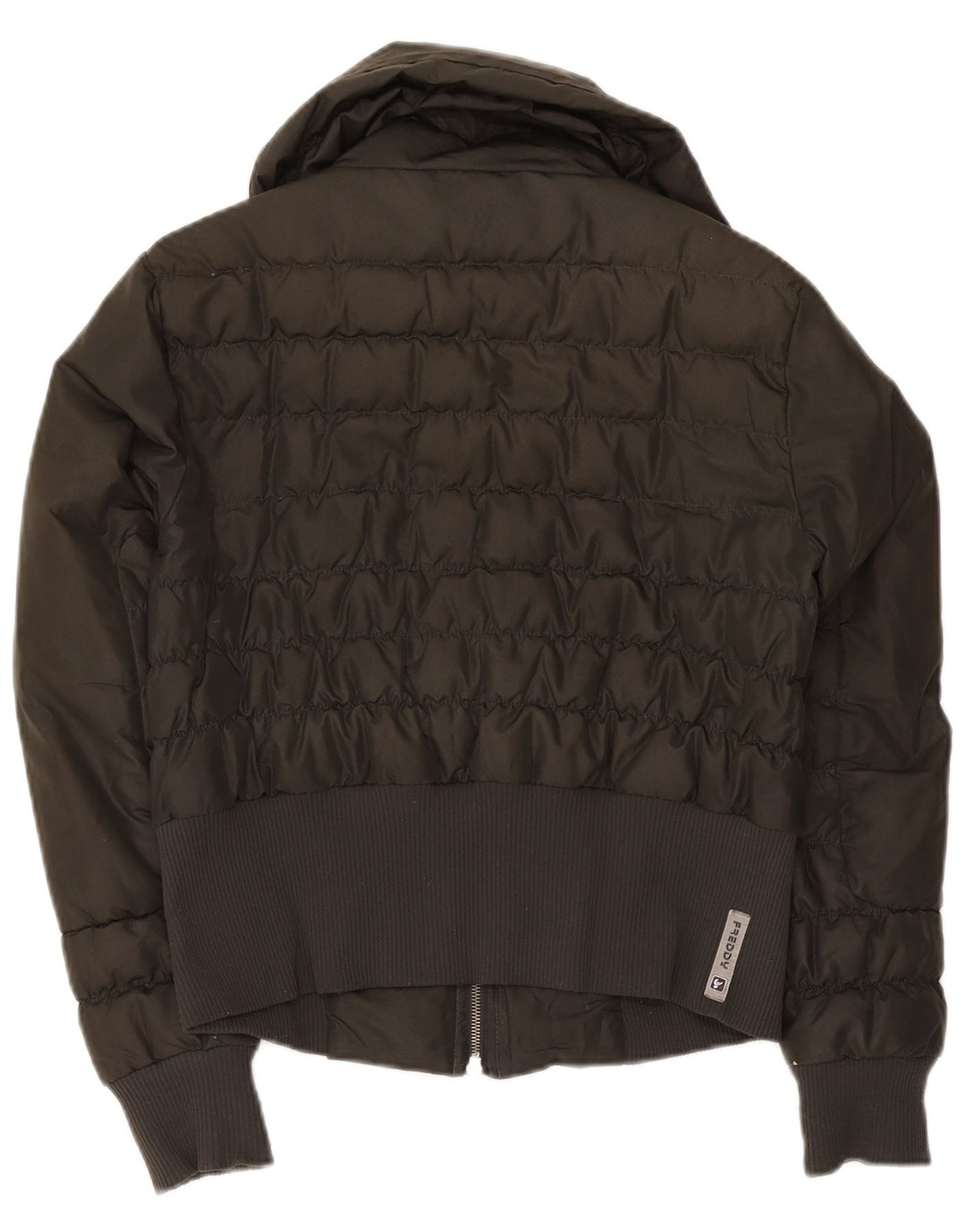 Freddy Damen Wattierte Jacke IT 44 Mittelgraues Polyester