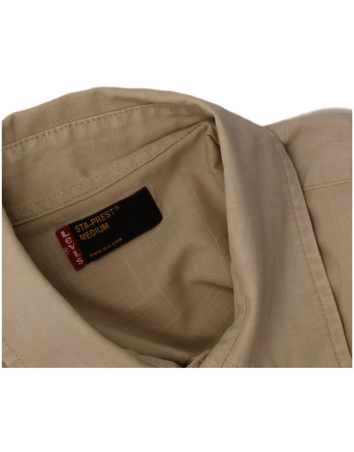 Levi's Herren Sta-Prest Kurzarmhemd Mittelbeige