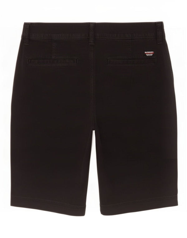 Superdry Herren Slim Fit Chinoshorts W30 Mittelschwarze Baumwolle