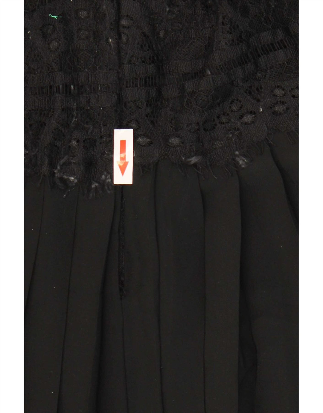 Zara Damen-Maxikleid mit 3/4-Ärmeln, UK-Größe 44, Größe L, Schwarz, Polyamid