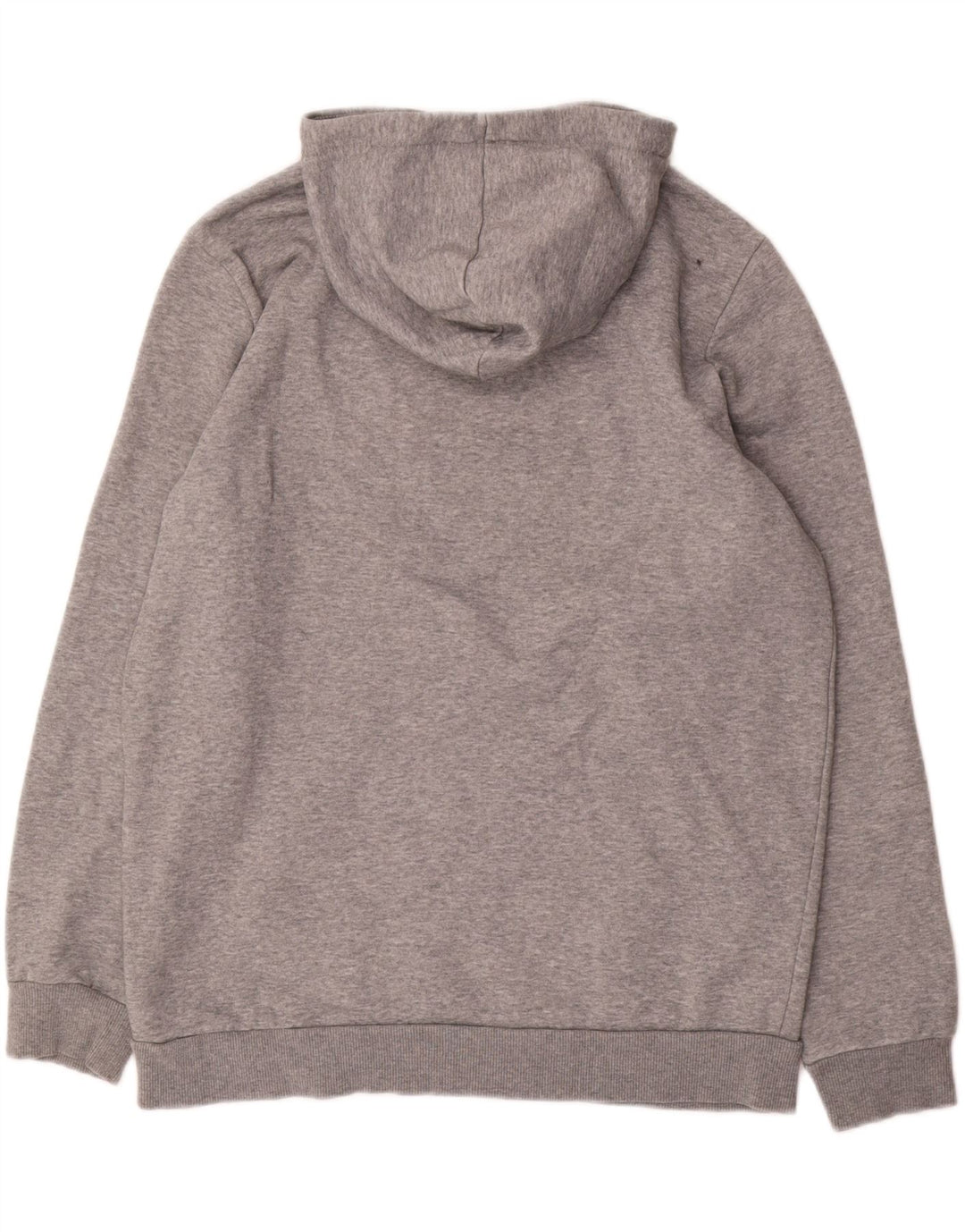 Puma Herren-Kapuzenpullover mit Grafik, mittelgrau gesprenkelte Baumwolle