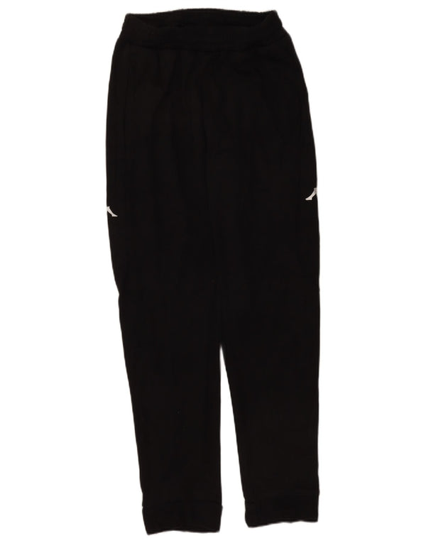 Kappa Damen Trainingshose Jogger UK 8 Small Schwarz Baumwolle