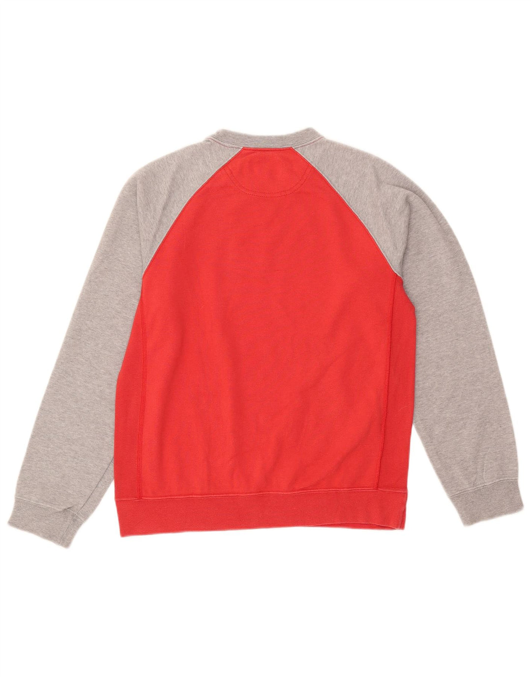 Champion Herren-Sweatshirt mit Grafik, Größe S, Rot, Farbblock