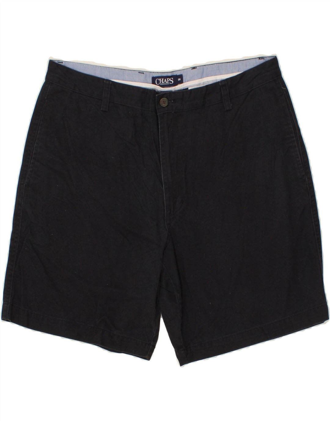 CHAPS Mens Chino Shorts W38 XL Navy Blue Cotton Vintage Chaps and Second-Hand Chaps from Messina Hembry 
