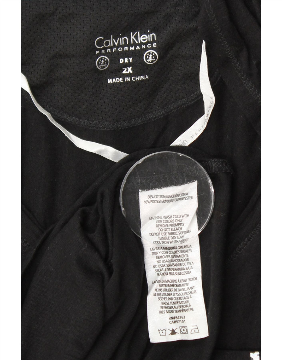 Calvin Klein Damen Übergroßes Grafik-T-Shirt-Oberteil UK 20 2XL Schwarze Baumwolle