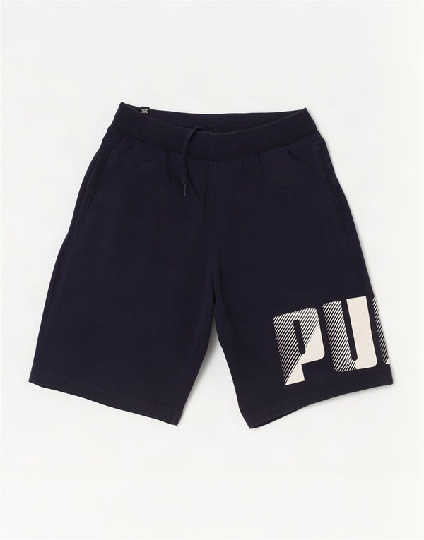 Puma Herren Graphic Sport Shorts Kleine marineblaue Baumwolle