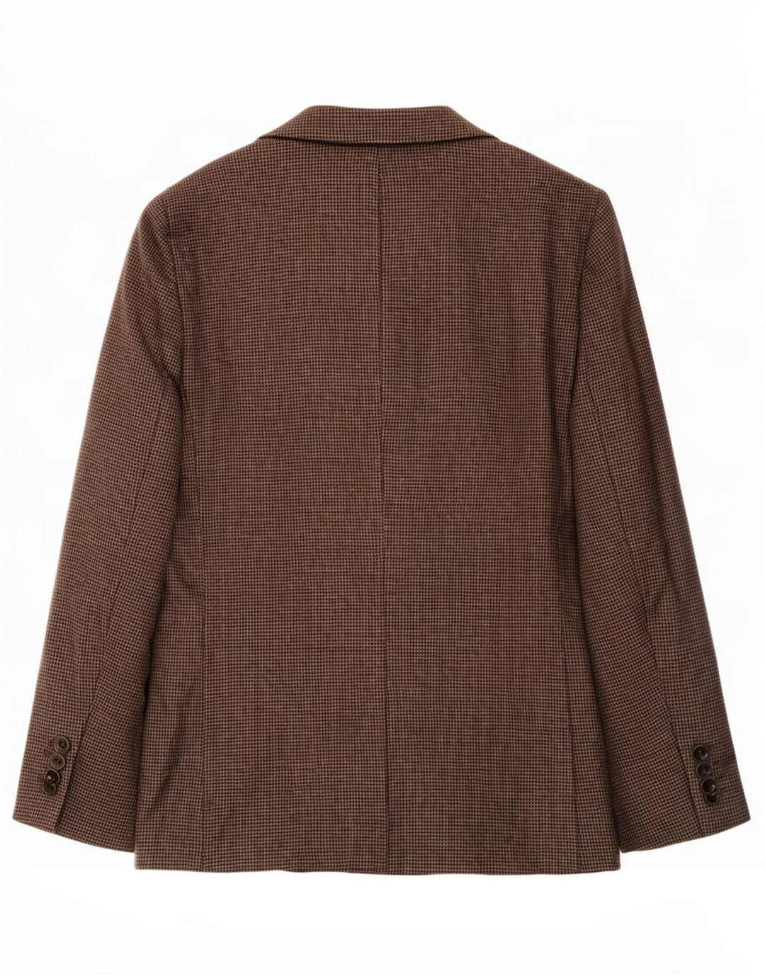 Marks & Spencer Herren Longline Blazer Jacke UK 44 XL Brauner Hahnentritt