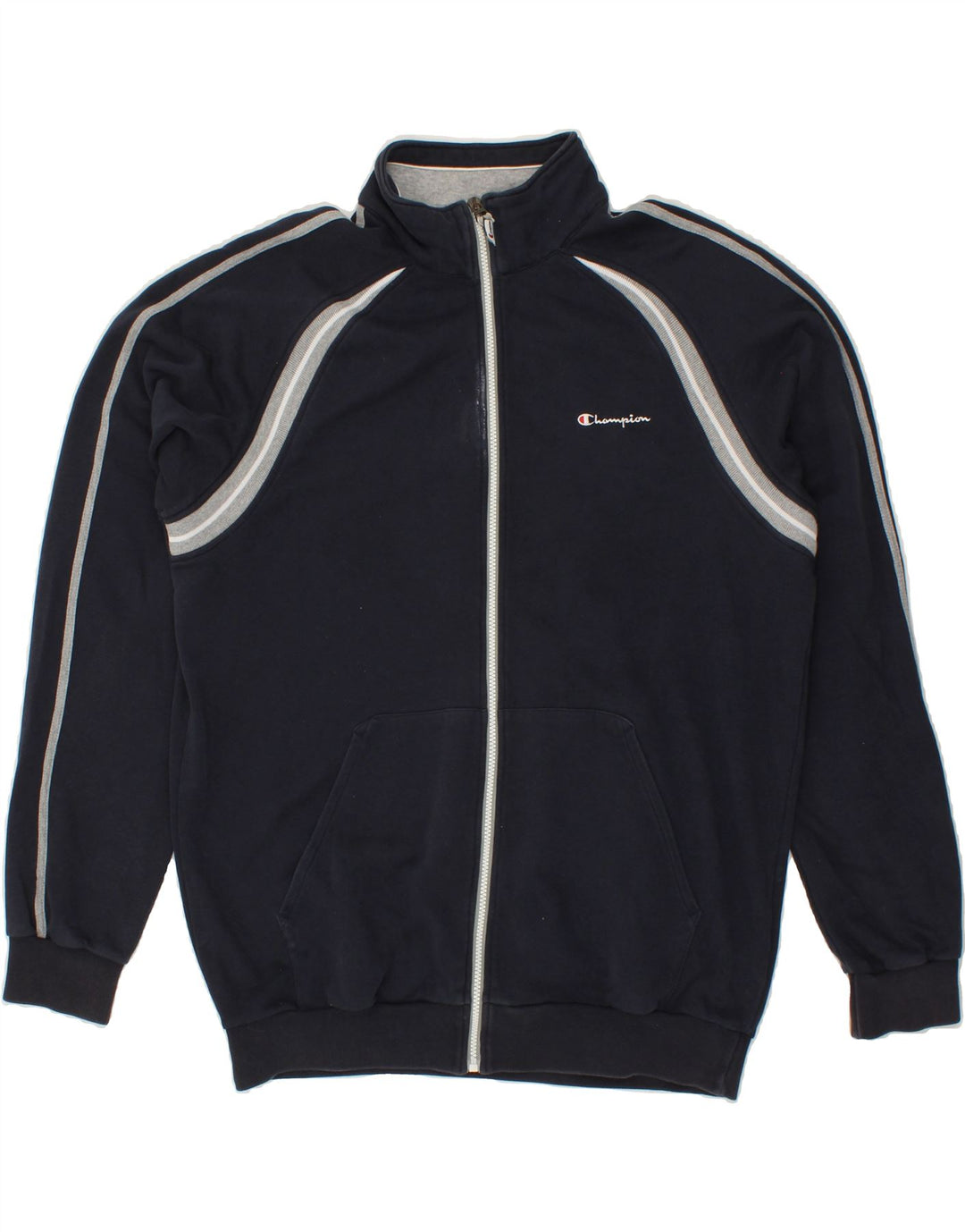 CHAMPION Herren-Trainingsanzug-Oberteil, Jacke, 3XL, Marineblau, Baumwolle