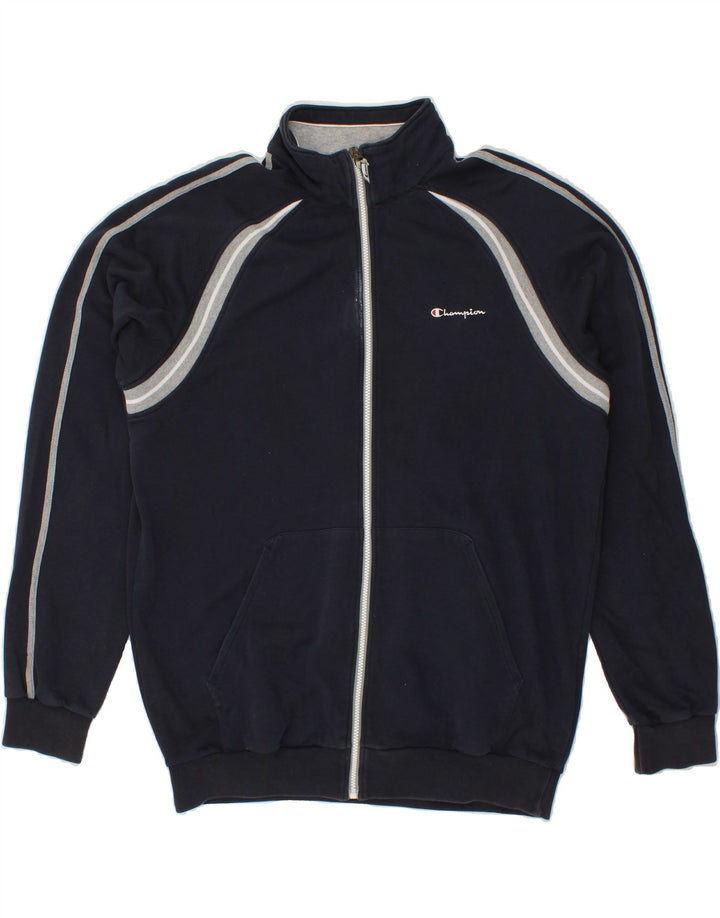 CHAMPION Herren-Trainingsanzug-Oberteil, Jacke, 3XL, Marineblau, Baumwolle