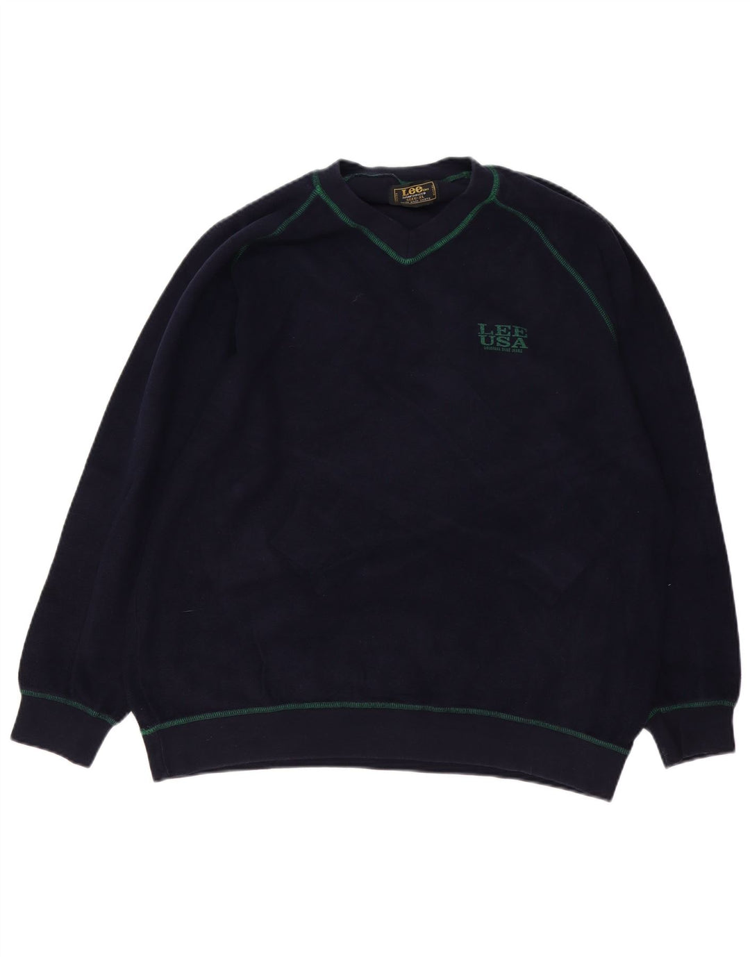 LEE Herren Sweatshirt Pullover XL Marineblau Baumwolle