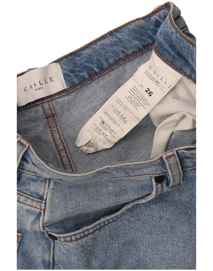 Gaelle Womens Denim Skort W26 Small Blaue Baumwolle
