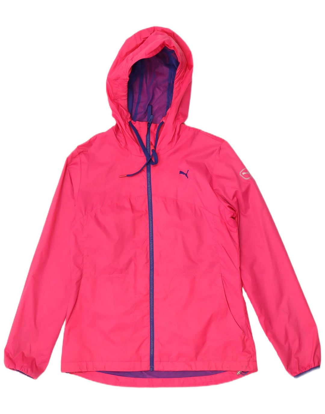 Puma Damen Regenjacke mit Kapuze UK 12 Mittelrosa
