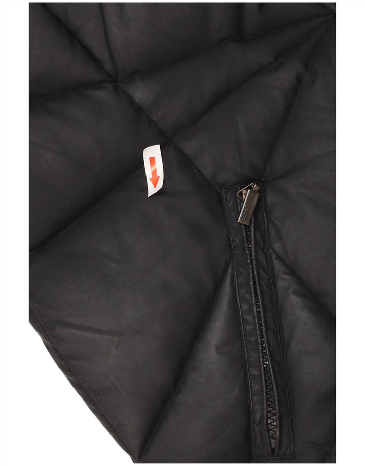 Esprit Damen Wattierte Jacke UK 16 Large Schwarz Polyester