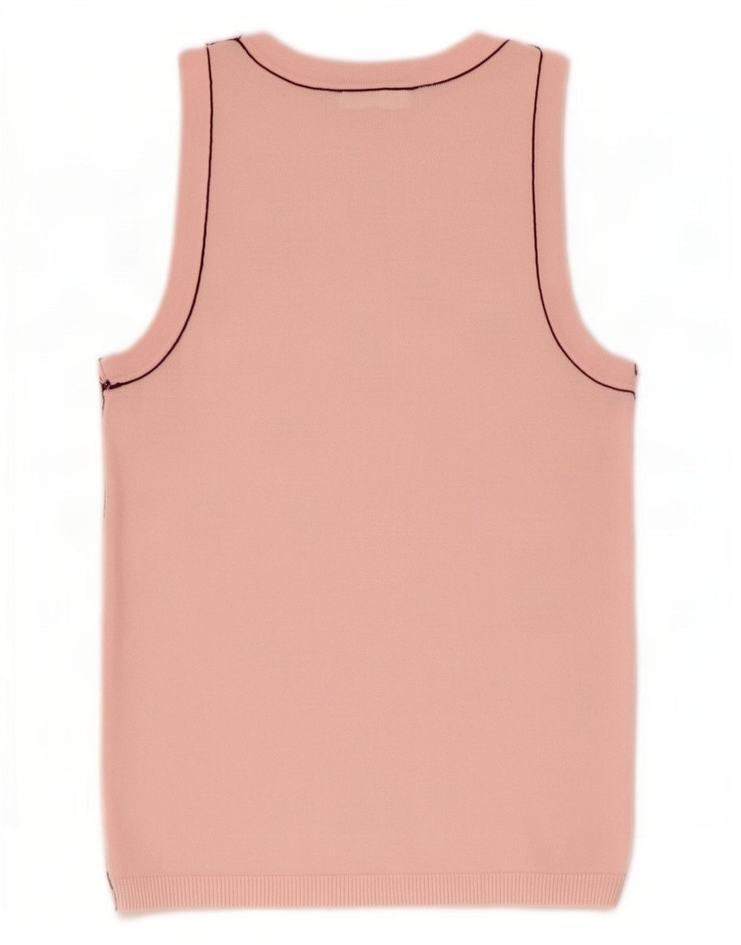Zara Damen Weste Top UK 8 Small Rosa Viskose
