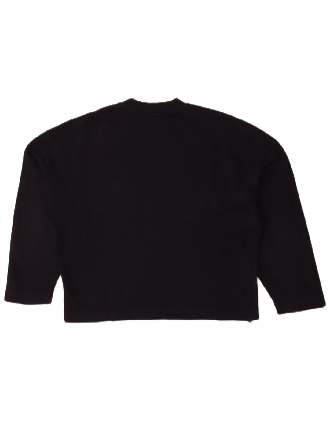 Byblos übergroßer Crop-Sweatshirt-Pullover für Damen, US 8, mittleres Marineblau