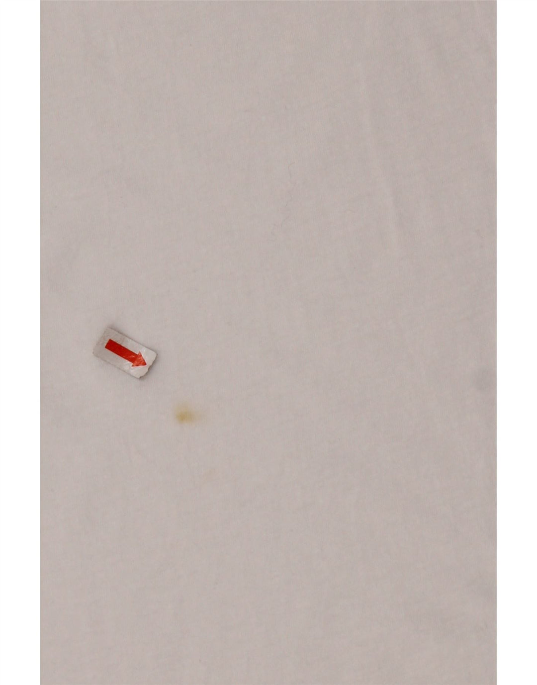 AVIREX Damen Crop Graphic T-Shirt Top UK 22 2XL Weiße Baumwolle