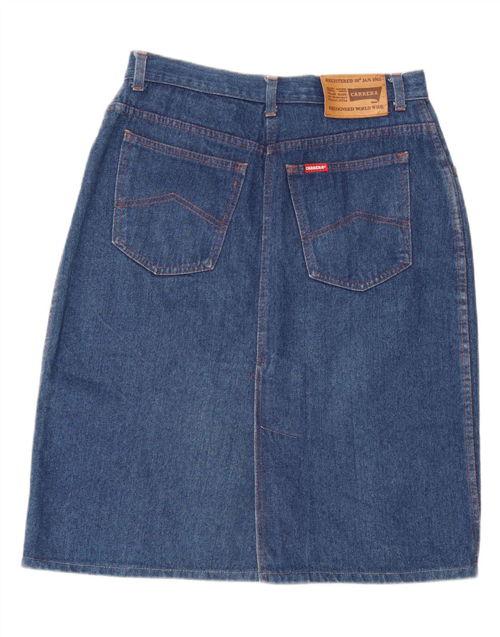 CARRERA Damen Jeansrock W32 Große blaue Baumwolle