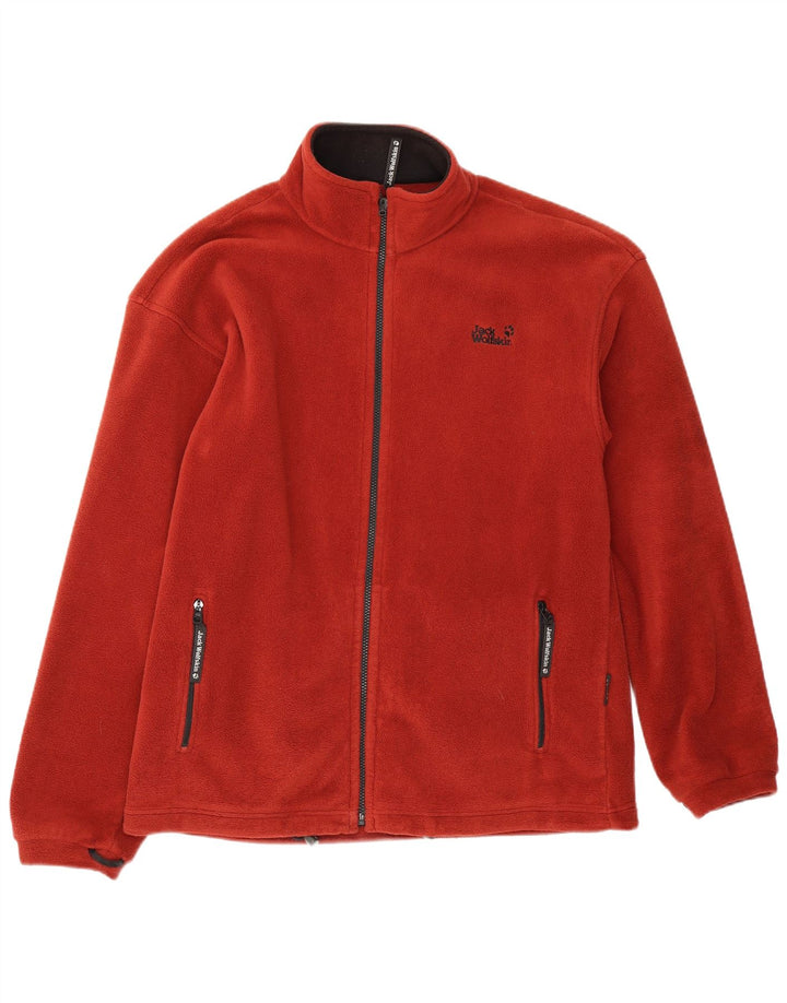 Jack Wolfskin Herren Liner Fleecejacke UK 42 XL Rot Polyester