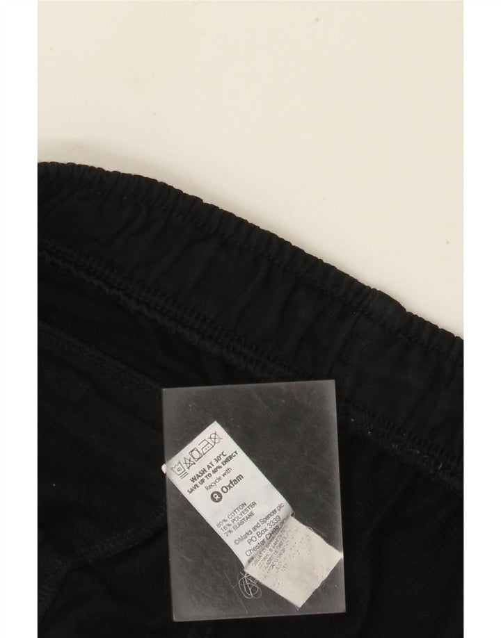 Marks & Spencer Herren-Trainingshose XL, schwarze Baumwolle